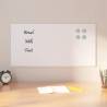  Wall-mounted Magnetic Board White 80x40 cm Tempered Glass Colour white Size 80 x 40 cm 