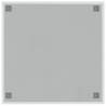 Wall-mounted Magnetic Board White 60x60 cm Tempered Glass