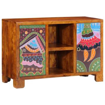 Multicolour Acacia Sideboard 90x35x60 | Stylish Storage Solution