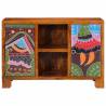 Multicolour Acacia Sideboard 90x35x60 | Stylish Storage Solution