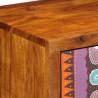 Multicolour Sideboard - Solid Wood Acacia | 50x35x60 cm