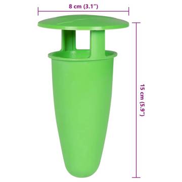 Slug and Snail Traps - 8 pcs Green | HipoMarket UK