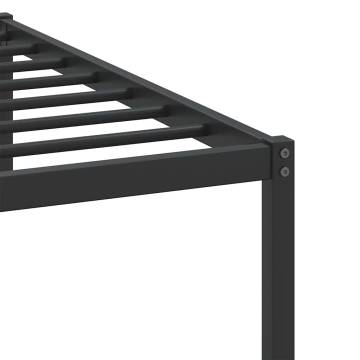 Brown Oak Bed Frame 107x203 cm - Durable & Stylish Design