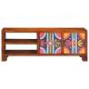 Multicolour TV Cabinet - Solid Acacia Wood - 110x30x40