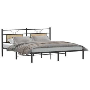 Sonoma Oak Bed Frame 183x203 cm - Durable & Stylish