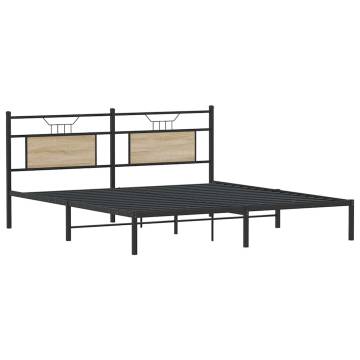 Sonoma Oak Bed Frame 183x203 cm - Durable & Stylish