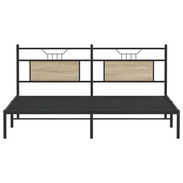 Sonoma Oak Bed Frame 183x203 cm - Durable & Stylish