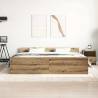 Bed Frame without Mattress Artisan Oak 160x200cm - Durable Design