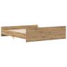 Bed Frame without Mattress Artisan Oak 160x200cm - Durable Design