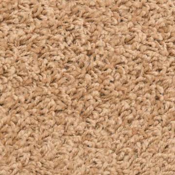 Stair Mats 30 pcs Beige 56x17x3 cm - Non-Slip & Washable