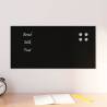  Wall-mounted Magnetic Board Black 60x30 cm Tempered Glass Colour black Size 60 x 30 cm 