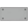 Wall-mounted Magnetic Board Black 60x30 cm - Tempered Glass