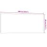 Wall-Mounted Magnetic Board Black 100x40 cm | Hipomarket