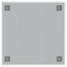 Wall-mounted Magnetic Board White 40x40 cm Tempered Glass