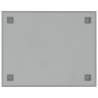 Wall-mounted Magnetic Board - White Tempered Glass 50x40 cm