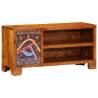 Multicolour TV Cabinet - Solid Acacia Wood | HipoMarket UK