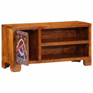 Multicolour TV Cabinet - Solid Acacia Wood | HipoMarket UK