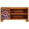 Multicolour TV Cabinet - Solid Acacia Wood | HipoMarket UK