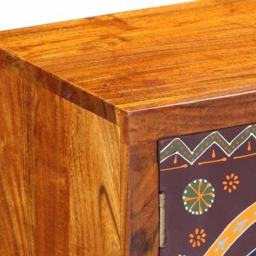 Multicolour TV Cabinet - Solid Acacia Wood | HipoMarket UK