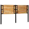 Stylish 180 cm Solid Wood Acacia & Iron Headboard | Hipo Market