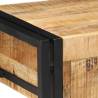 Solid Mango Wood Bedside Cabinet - Timeless Elegance