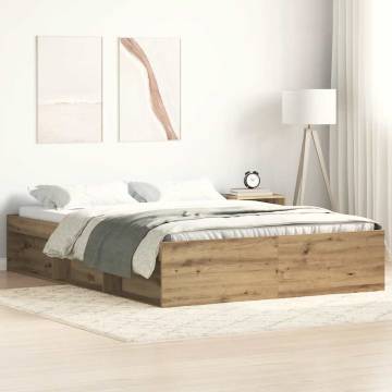 Artisan Oak Bed Frame 160x200cm | Stylish & Durable Design