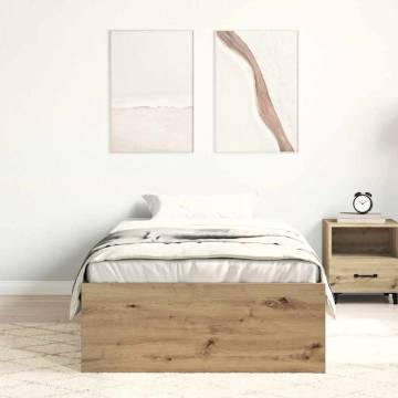 Artisan Oak Bed Frame without Mattress - 90x190 cm Single