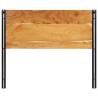 Solid Wood Acacia & Iron Headboard 120 cm - Stylish & Durable