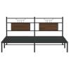 Stylish Brown Oak Bed Frame - 183x213 cm | HipoMarket