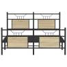 Sonoma Oak Bed Frame 140x190 cm | Stylish & Durable