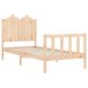 Single Pine Bed Frame 90x190 cm | Durable & Stylish Design