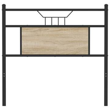 Sonoma Oak 90 cm Headboard - Durable Engineered Wood & Steel