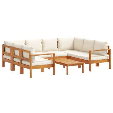 6 Piece Garden Sofa Set | Solid Acacia Wood & Cushions