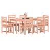 7 Piece Garden Dining Set - Solid Wood Douglas | Hipo Market