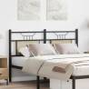 Sonoma Oak Headboard 140 cm | Durable Engineered Wood & Steel