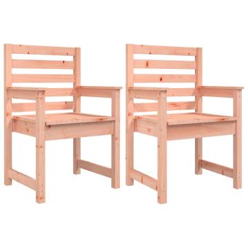 Garden Chairs 2 pcs Solid Wood Douglas - Durable & Stylish