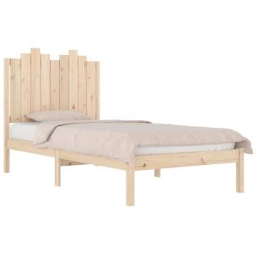 Solid Wood Single Bed Frame - No Mattress Included | HipoMarket