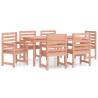 7 Piece Garden Dining Set - Solid Wood Douglas | Hipo Market