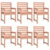 7 Piece Garden Dining Set - Solid Wood Douglas | Hipo Market