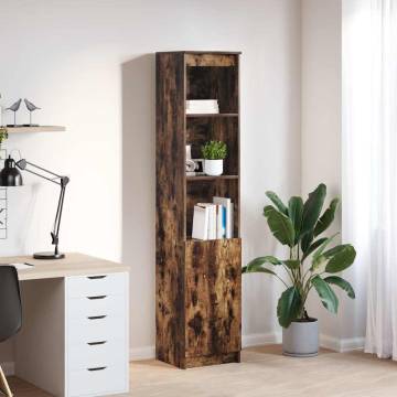 Highboard Smoked Oak - Stylish Storage Cabinet | HipoMarket