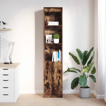 Highboard Smoked Oak - Stylish Storage Cabinet | HipoMarket