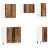 11 Piece Old Wood Kitchen Cabinet Set - Stylish & Durable