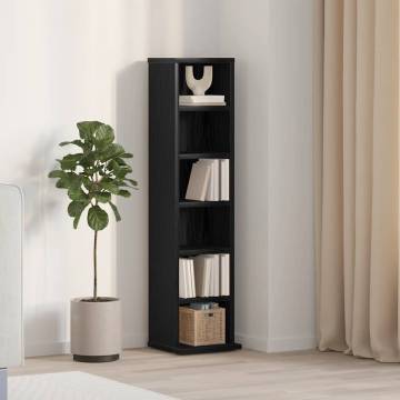 CD Cabinet Black Oak - Stylish Storage Solution | Hipo Market