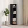  CD Cabinet Black Oak 21x20x88 cm Engineered Wood Colour black oak Quantity in Package 1 