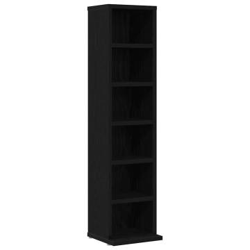 CD Cabinet Black Oak - Stylish Storage Solution | Hipo Market