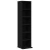 CD Cabinet Black Oak - Stylish Storage Solution | Hipo Market