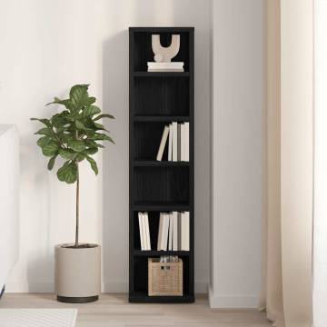 CD Cabinet Black Oak - Stylish Storage Solution | Hipo Market