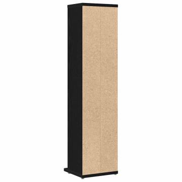 CD Cabinet Black Oak - Stylish Storage Solution | Hipo Market