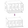 Chicken Nesting Box with 4 Compartments | Galvanized Metal