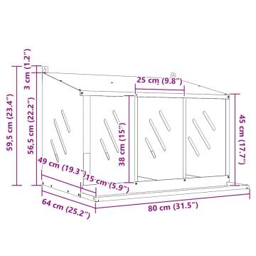 Chicken Nesting Box | 3 Compartments | Galvanized Metal